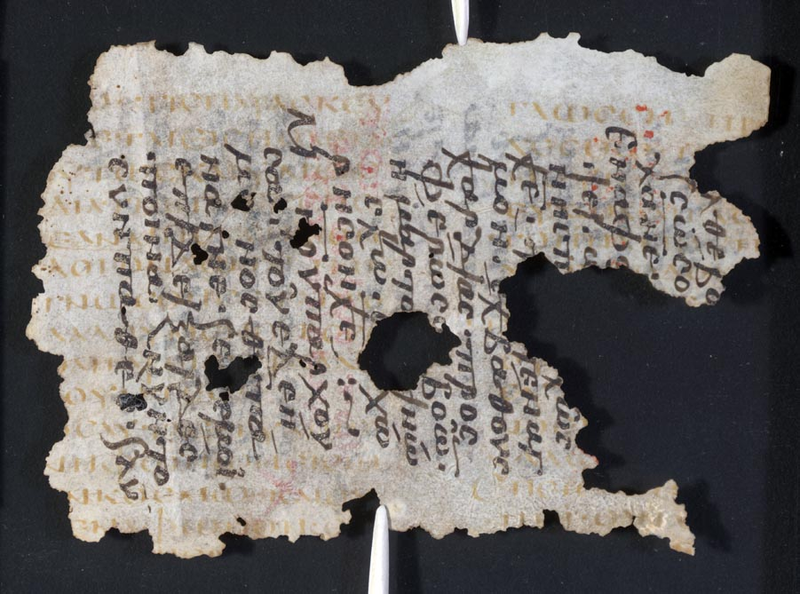 Visible-light image of 5th-century document.